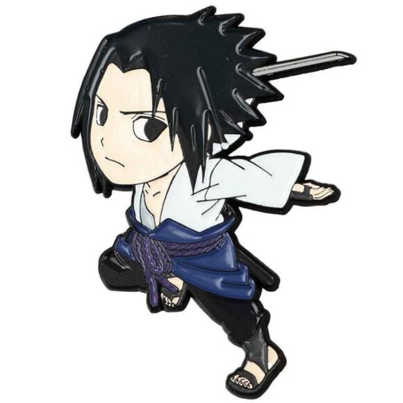 Naruto Shippuden Sasuke Chibi Pin - Picture 2 of 2